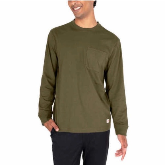 Wrangler Men’s 2-Pack Long Sleeve Layering Tee L - Picture 3 of 4